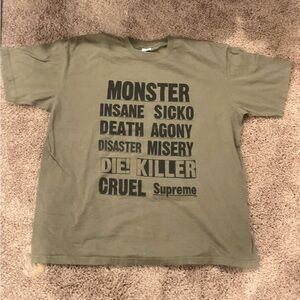 Olive Green Supreme XXL Tee